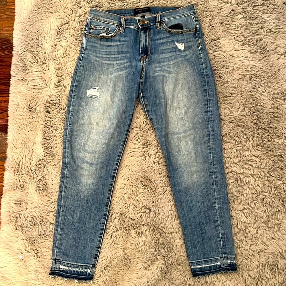 BANANA REPUBLIC HIGH RISE SKINNY JEANS